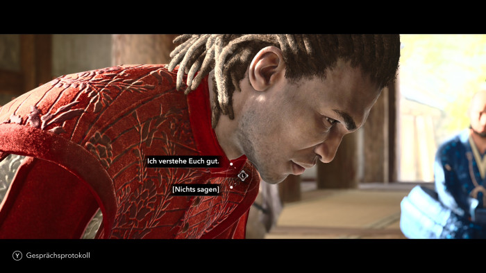 Yasuke auf der Nintendo Switch 2. (Bild: Ubisoft / Screenshot: Golem)